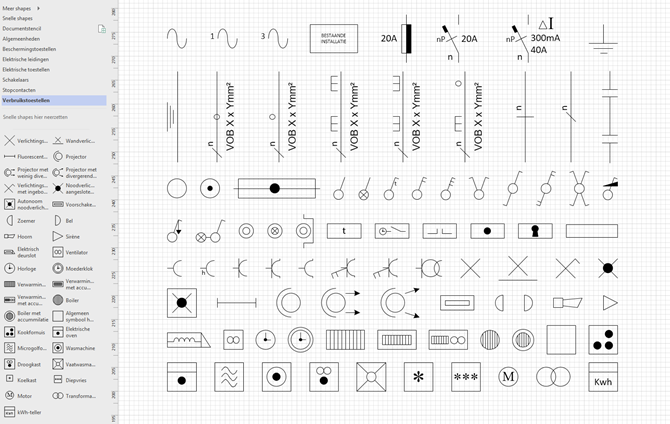 free electrical arei symbols for visio  qelectrotech