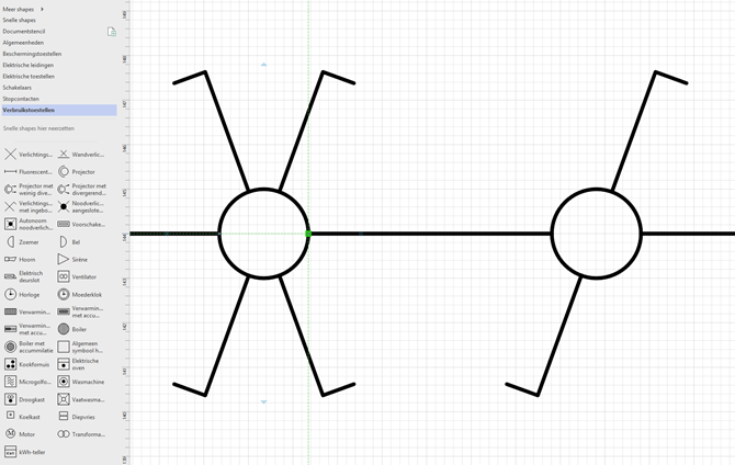 Chaque forme RGIE à des points de connexion et points de collage maniable